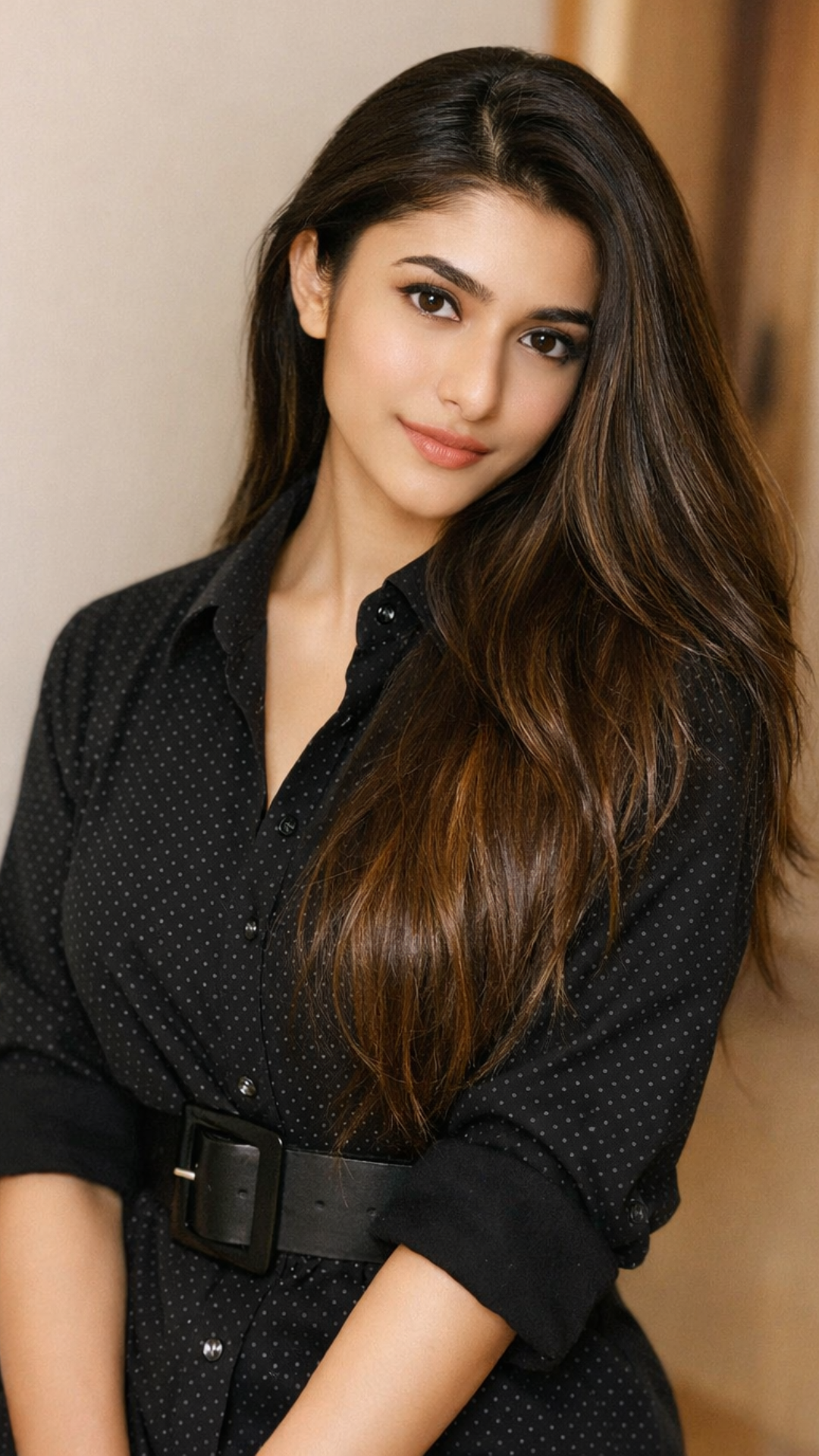 Luxury Escort Sana with soft lighting